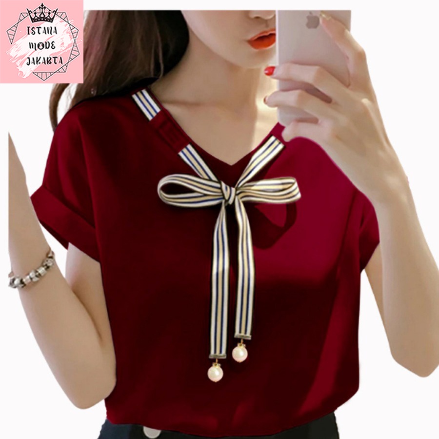 ISTANA MODE JAKARTA Blouse Laura / Blouse Thalia / Blouse Verra / Blouse Wanita / Fashion Wanita / imjv6-8