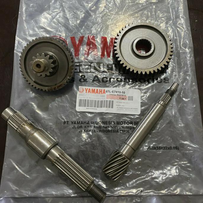 Gigi Rasio Gear As Pully Set Gearbox Transmisi Box Motor Mio Sporty