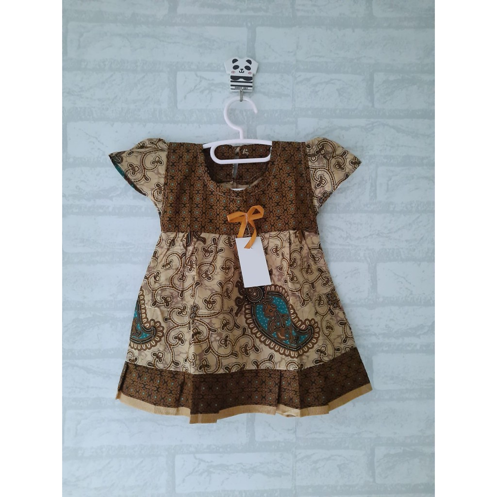 Dress anak batik usia 6bulan - 1th