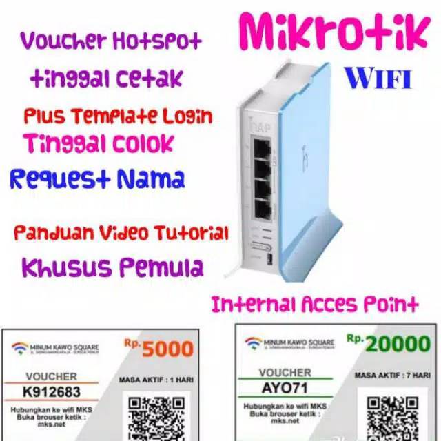 Paket usaha vocer WiFi / RB941 / RT RW NET / VOCER HOTSPOT