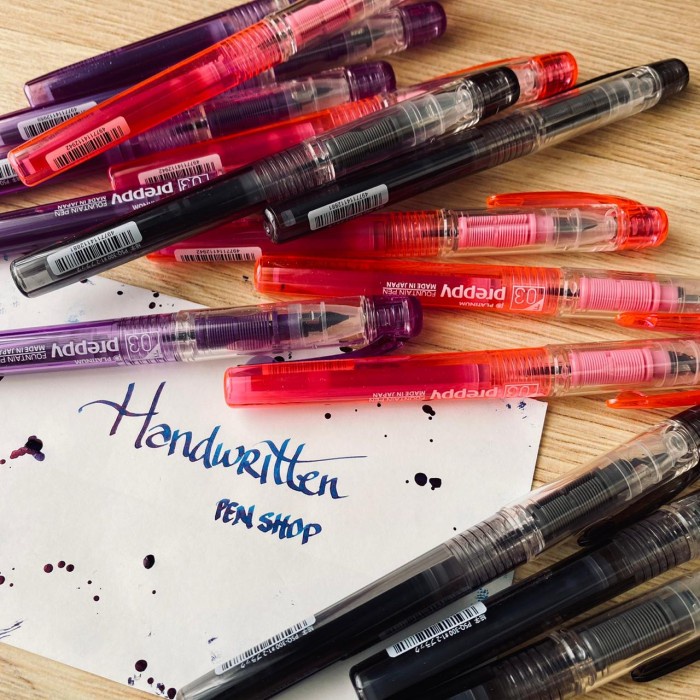 

PLATINUM Preppy Fountain Pen #Iroshizuku Kakuno TWSBI Rhodia - Black, Fine promo