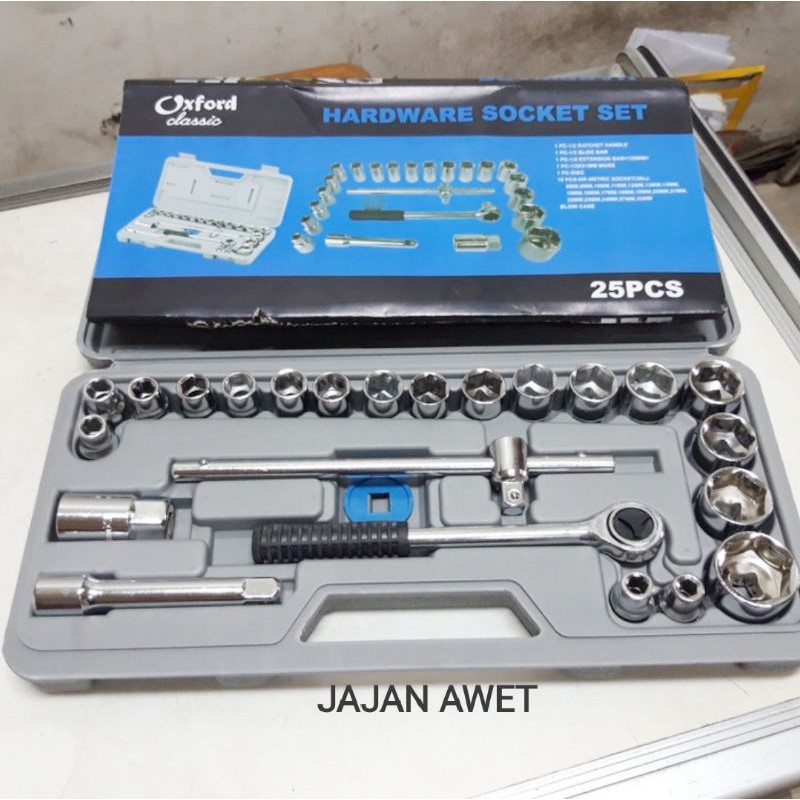 kunci sok set 8-32 mm - hardware socket set 8-32 mm Oxford