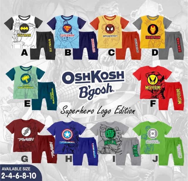 Set oshkosh superhero 1-6/7th