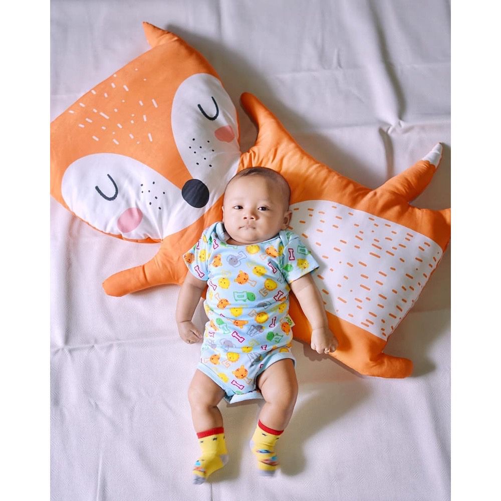 Bonbinzoo Baju Kodok Bayi Segitiga Katun Bodysuit Anak Jumper Baby &amp; Kids