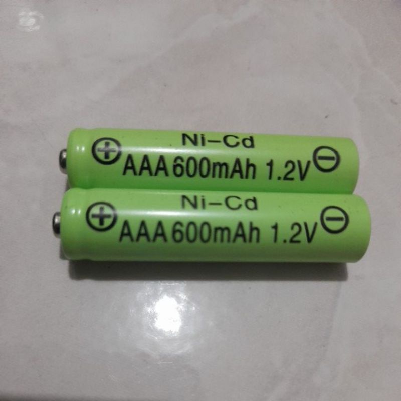 Baterai Cas AA 1000 mAh AAA 600 mAh Ni-Cd 1.2 V / Baterai Charger 3 Slot USB