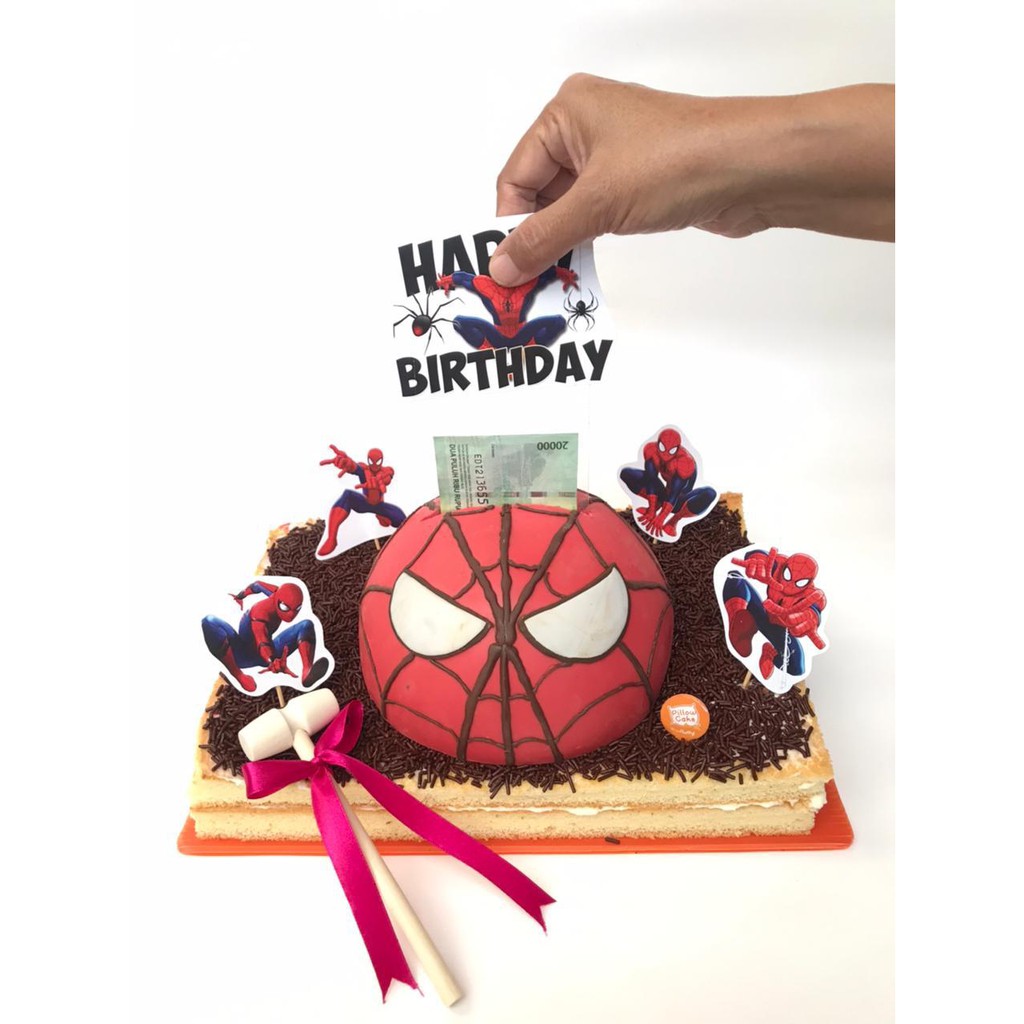 

PILLOW Cake Jadul Pinata Spiderman