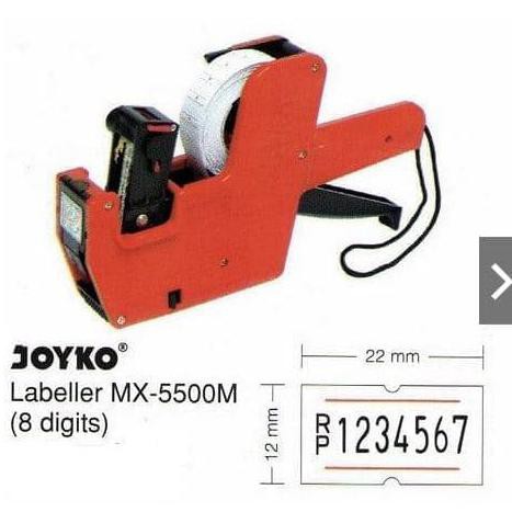 

Tembakan Label Harga untuk berjualan Merk Joyko MX 5500M 1LINE