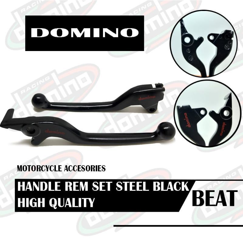 HANDLE REM SET STANDAR DOMINO FULL HITAM CROME BEAT ESP DELUXE VARIO OLD NEW 125 150 NMAX OLD NEW VIXION OLD NEW ADV SATRIA SCOOPY MIO SOPRTY MIO J GT