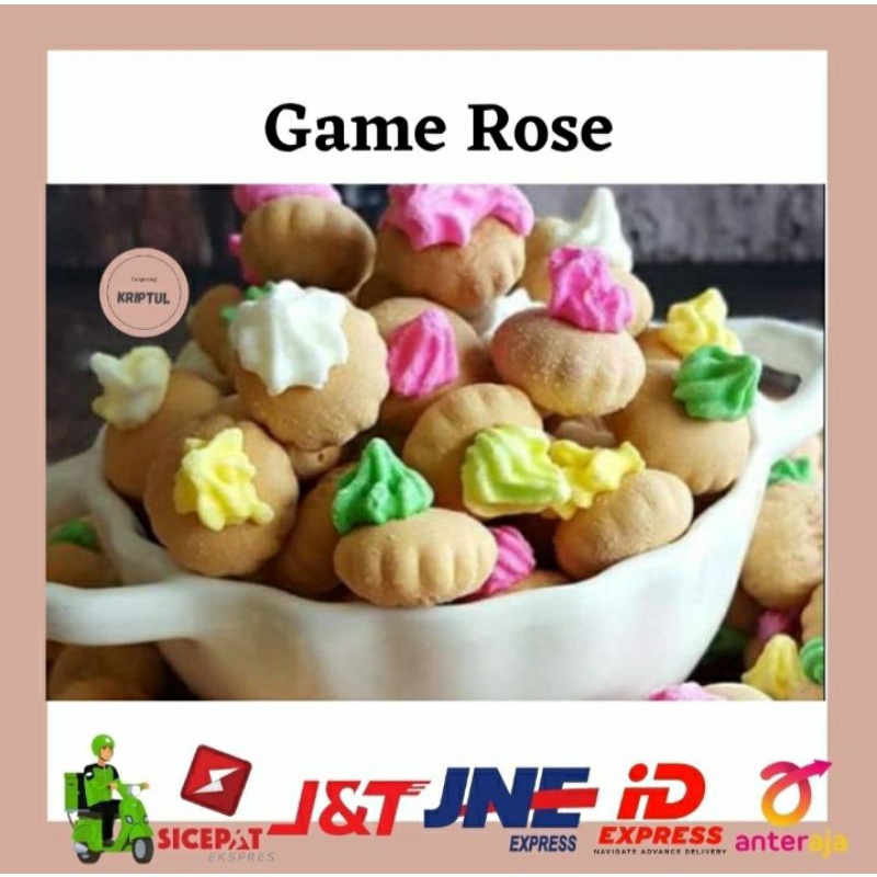 

GAMEROSE / KUE BUNGA / BISKUIT