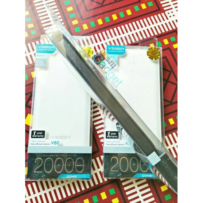 Power Bank Veger 20000 Mah