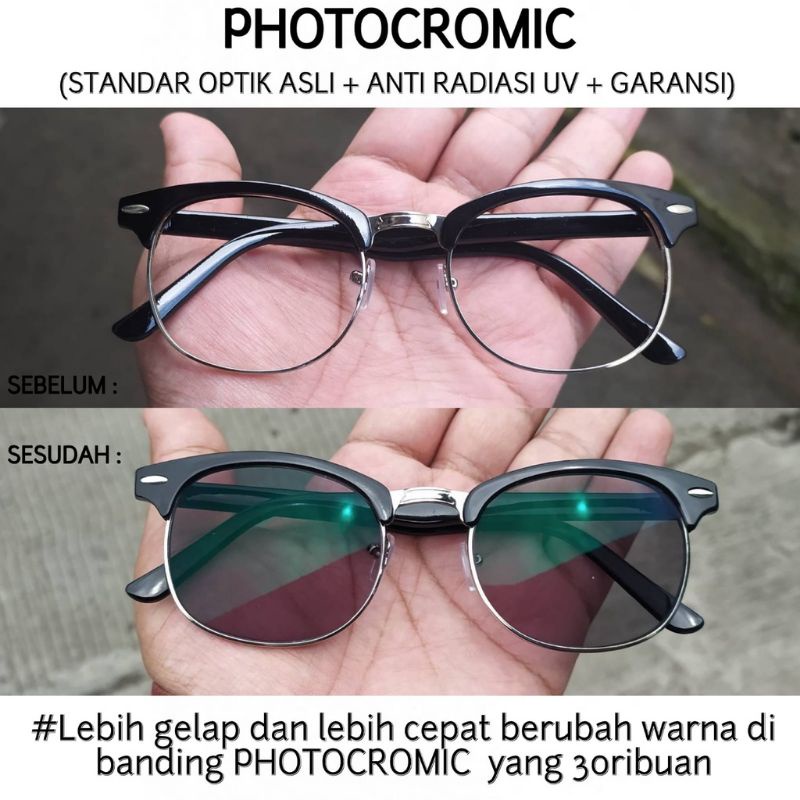 FHOTOCROMIC PLUS KACAMATA BACA JARAK DEKAT FRAME OVAL