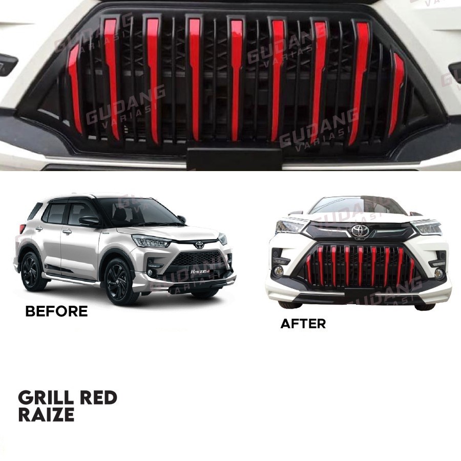 Grill Raize Model Apollo Red / Merah