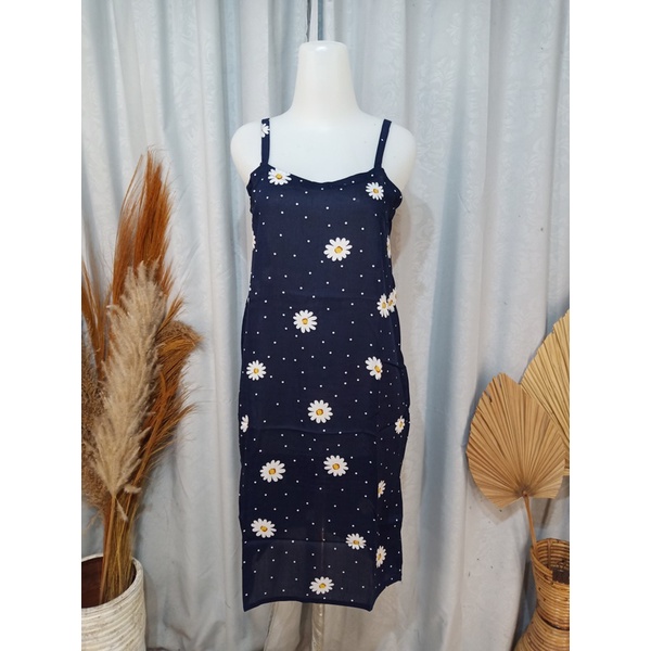 DASTER NARINI TANGGUNG TALI SATU ANEKA MOTIF-Daisy Navy