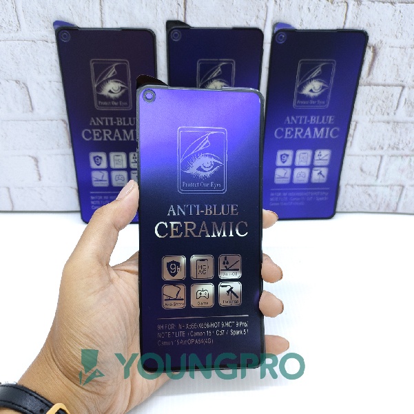 CERAMIC ANTI BLUE MATTE OPPO A91 A92 A93 A94 A11K A12 A15 A15S A16 F7 F9 F11 F11 PRO F15