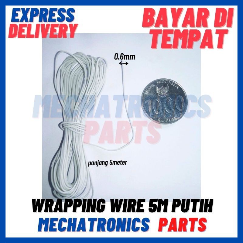 [DEV-9200] WRAPPING WIRE 5METER PUTIH