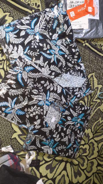 Batik Couple Keluarga Sania Ruffle Ori Ndoro Jowi Dnt Blarakbiru