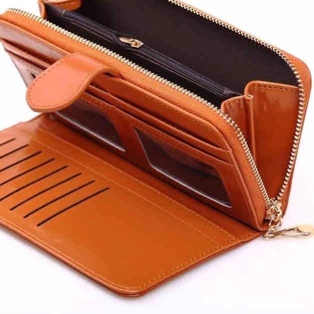 ☇ Dompet Panjang Wanita Dompet Cewek Kulit Pu Tebal Wallet Elegan Terbaru ❀