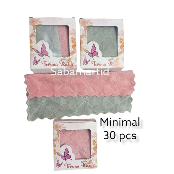 souvenir kain lap kecil + box