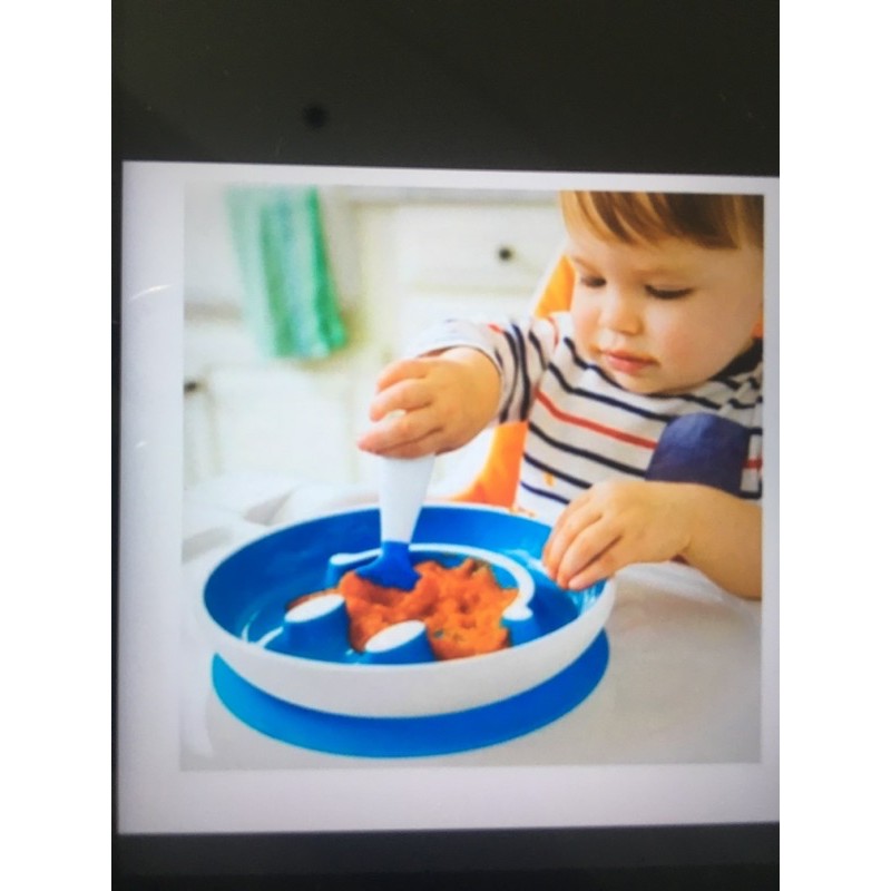 munchkin smilr scoop suction plate & training spoon