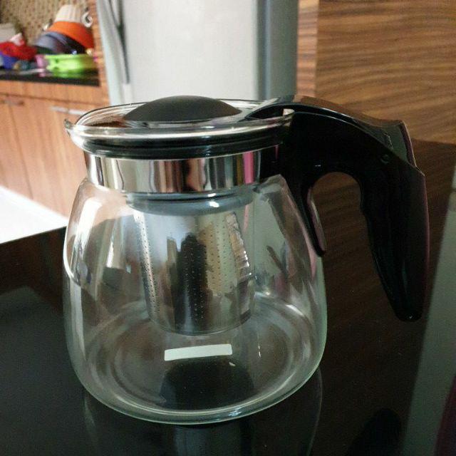 Miniso Official Teko Kaca/tempat Teh Teapot 900 Ml