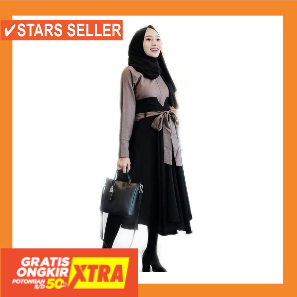 PAKAIAN MUSLIM TERBAIK PALING ANAK ORANG TUA PINK MURAH / Julie Tunik | Baju Atasan Muslim | Best