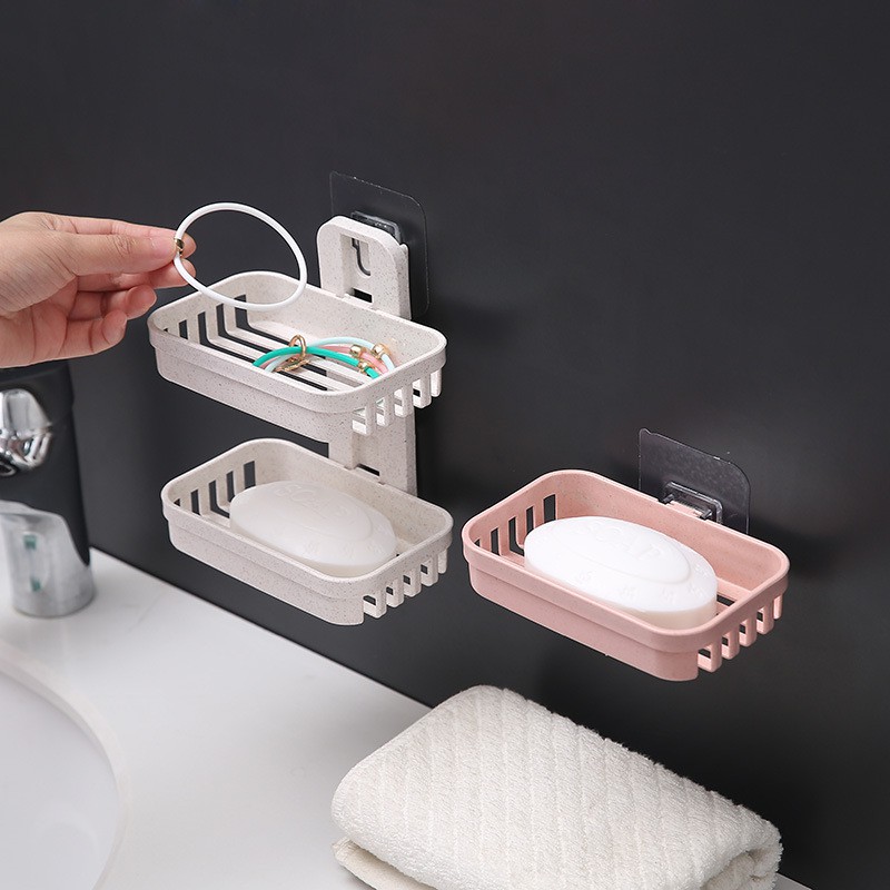 [CLASHOP]Tempat Sabun Batang Tempel Dinding / SOAP HOLDER TEMPAT SABUN TEMPELAN DINDING KAMAR MANDI WC