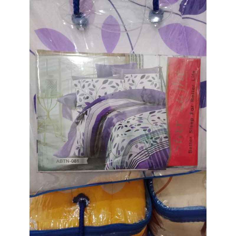 MURAH! Bedcover Star Light Single FLAT Ukuran 120X200 CM Kualitas Premium -Home Made-