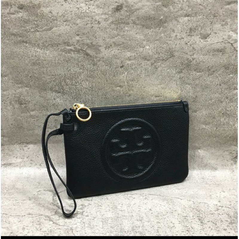 Pouch wanita Tory Burch Perry Bombe wristlet