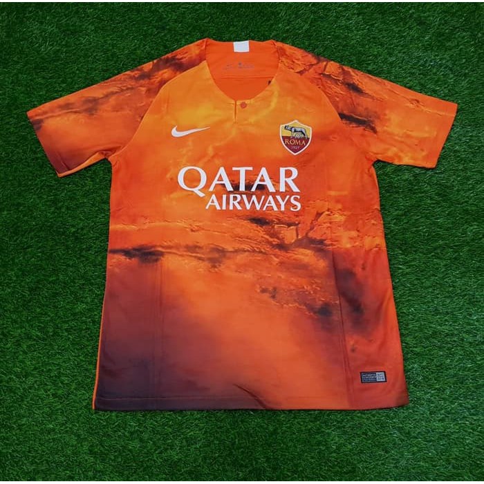 JERSEY BOLA AS ROMA EA SPORT 2018/2019 GRADE ORI Import