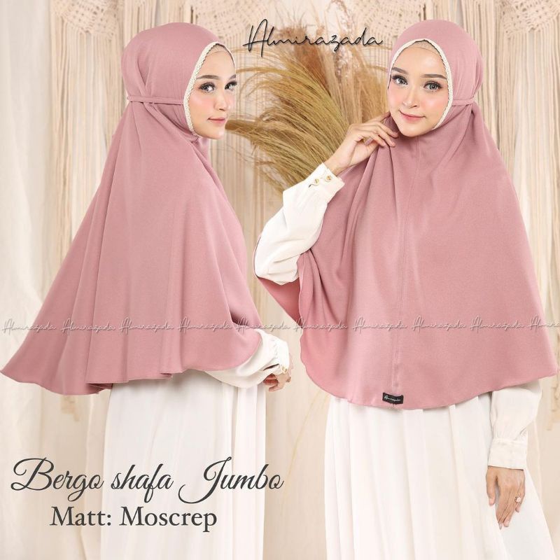 HIJAB BERGO RENDA (ORI) DIAMOND JUMBO XL/BERGO MARYAM RENDA DIAMOND PREMIUM/KERUDUNG INSTAN RENDA TE