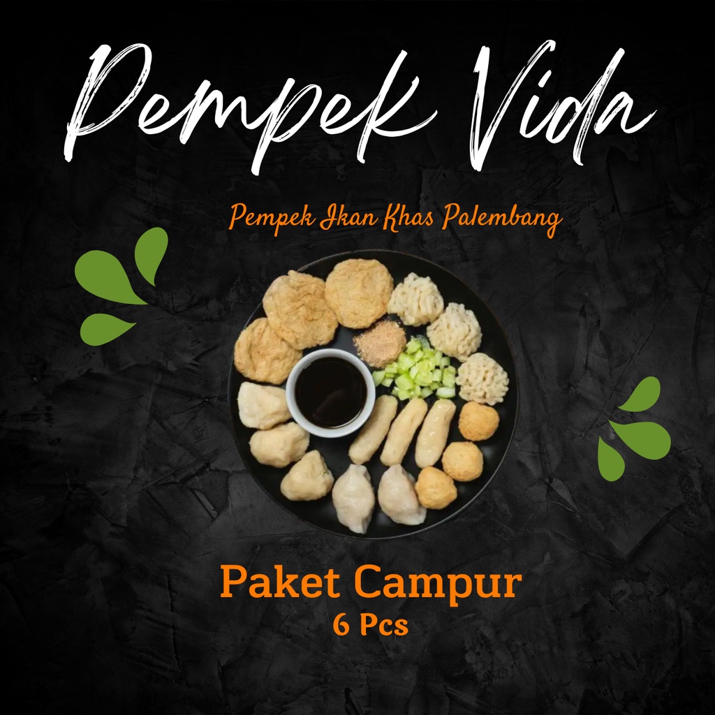 

PAKET PEMPEK CAMPUR 6 PCS| PEMPEK PALEMBANG/PEMPEK MURAH/PEMPEK IKAN/ PEMPEK FROZEN|PEMPEK VIDA