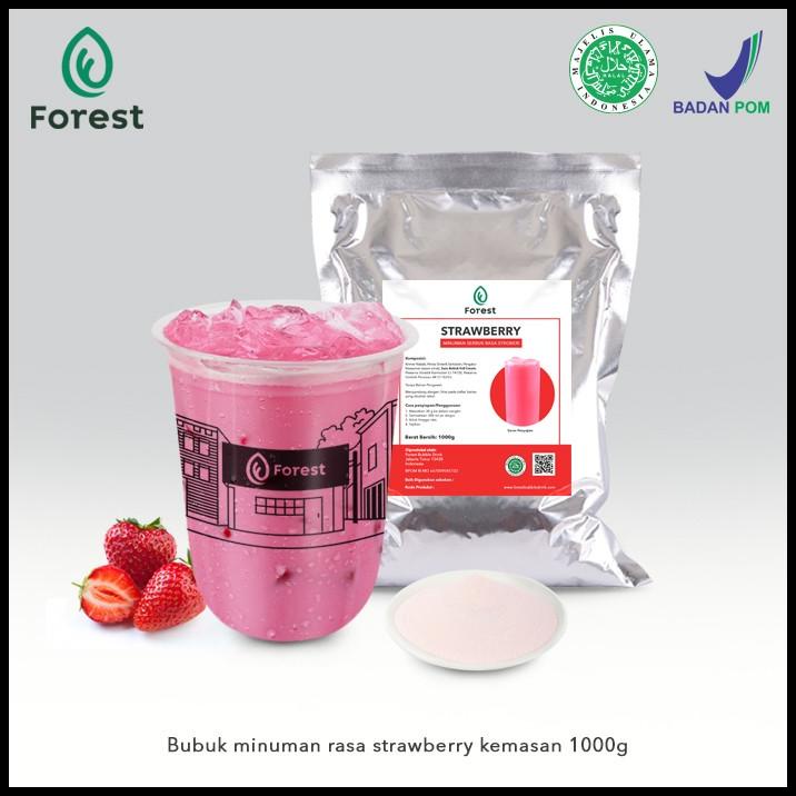 

Bubuk Minuman Strawberry Powder - Forest Bubble Drink