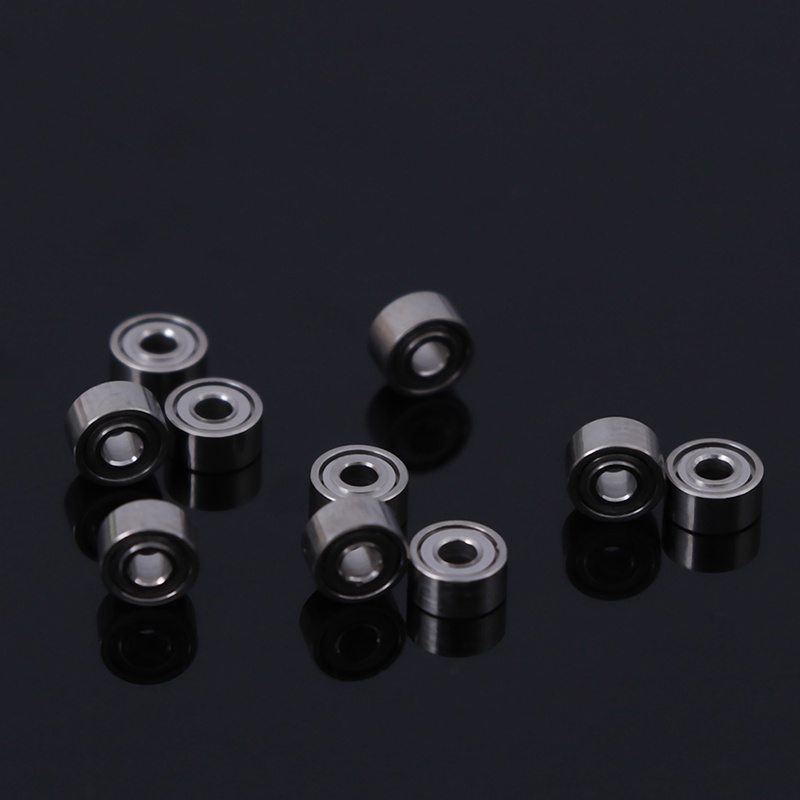 Deid 10Pcs 681XZZ Bola bearing Miniatur Ukuran 1.5x4 X 2mm Untuk Fidget spinner