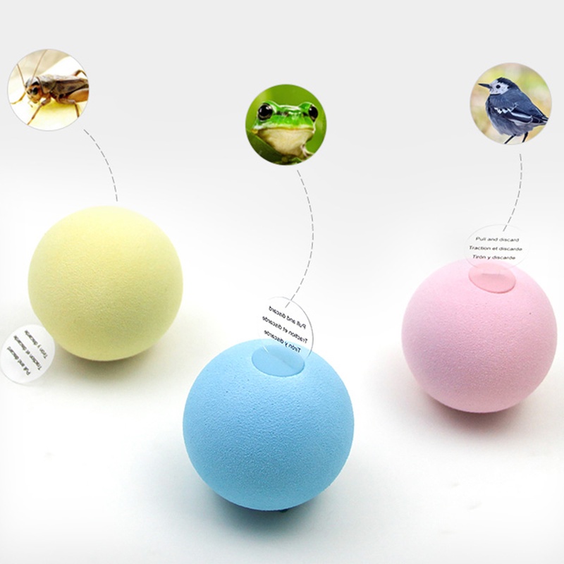 1Set Funny Cat Gravitational Toy Sound Ball / Self-play Pet Toy Ball