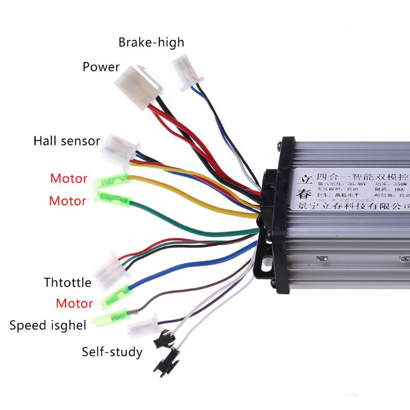 CRE  36V/48V 350W Electric Bicycle E-bike Scooter Brushless DC Motor Controller