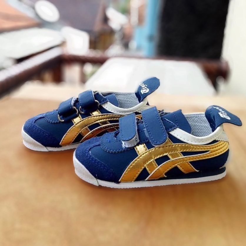 SEPATU ANAK ASIC / SEPATU ONITSUKA FASHION  KIDS / SEPATU SPORT / RUNNING / KEREN / NAVY