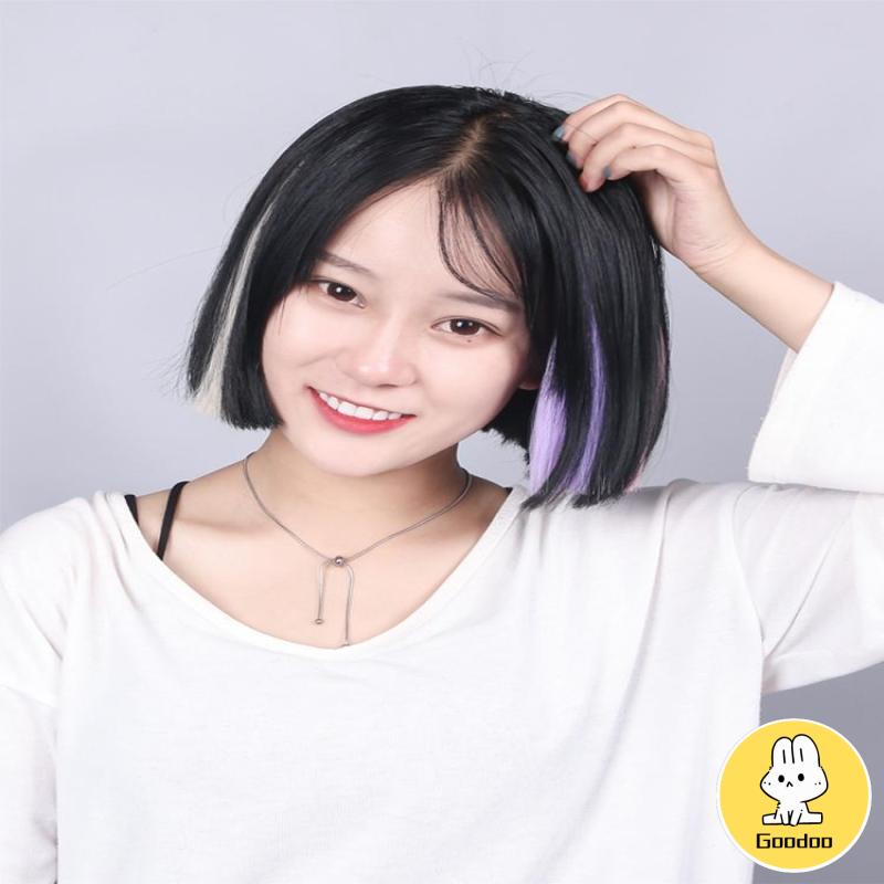 Wig Rambut Palsu Wanita Pemanjang Rambut Palsu Warna Jepit Aneka Desain -Doo