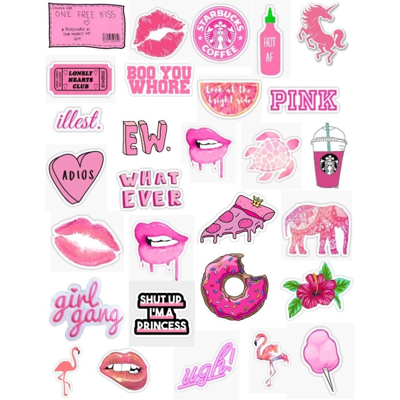 

(ISI STIKER 10 PSC) AA4 STIKER PACK AESTHETIC