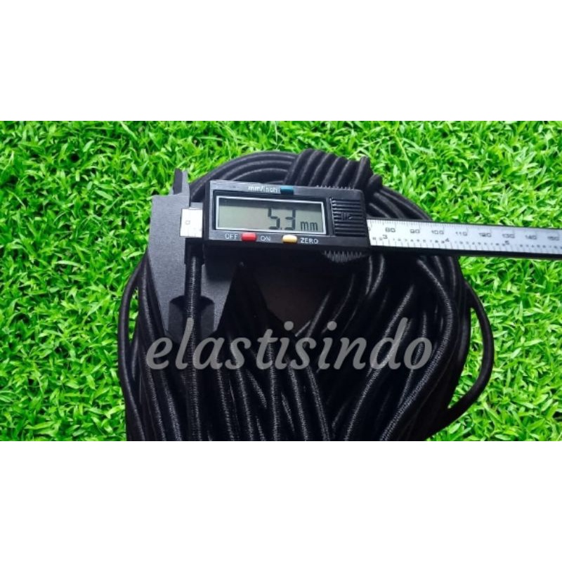 

Tali elastis tali string tali karet 5mm pergulung.