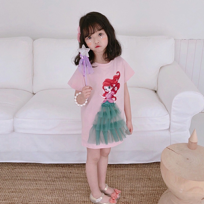 HappyOliver PRINCESS DRESS EBV Baju Dress Anak Perempuan Import/Dress Bayi Perempuan/Gaun Bayi Perempuan/Dress Pesta/Dress Bayi