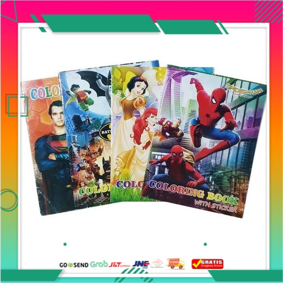 

SIMPATY BUKU MEWARNAI+STIKER AB K R0613 1PAK=25PC