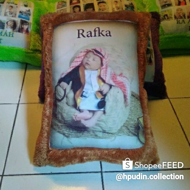 (bisa foto sendiri..!!) BANTAL  FOTO CUSTOM RASFUR