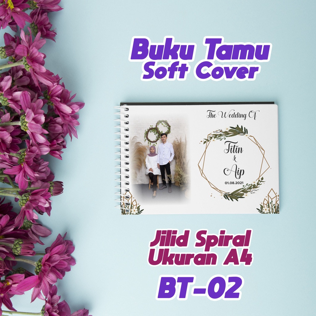 

Buku Tamu Pernikahan Soft Cover