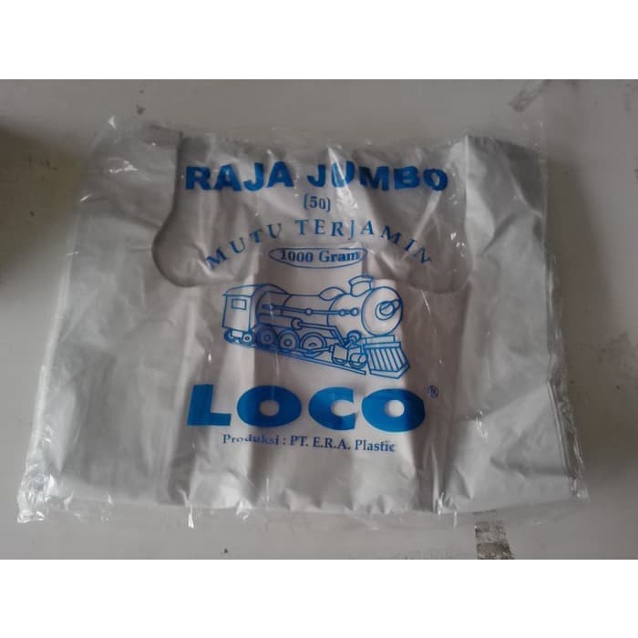 LJ-Kantong Plastik LOCO Ukuran 50 - PUTIH