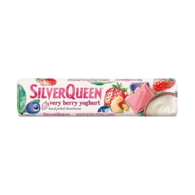 SILVERQUEEN 58gr / 62 GRAM isi 10 / ALMOND / FRUIT NUT / BERY BERRY / GREEN TEA / Greentea / MATCHA 28 GR