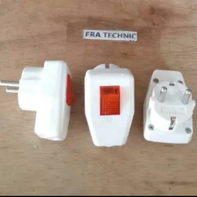 Steker on off / steker switch on off / steker lampu indukator on off