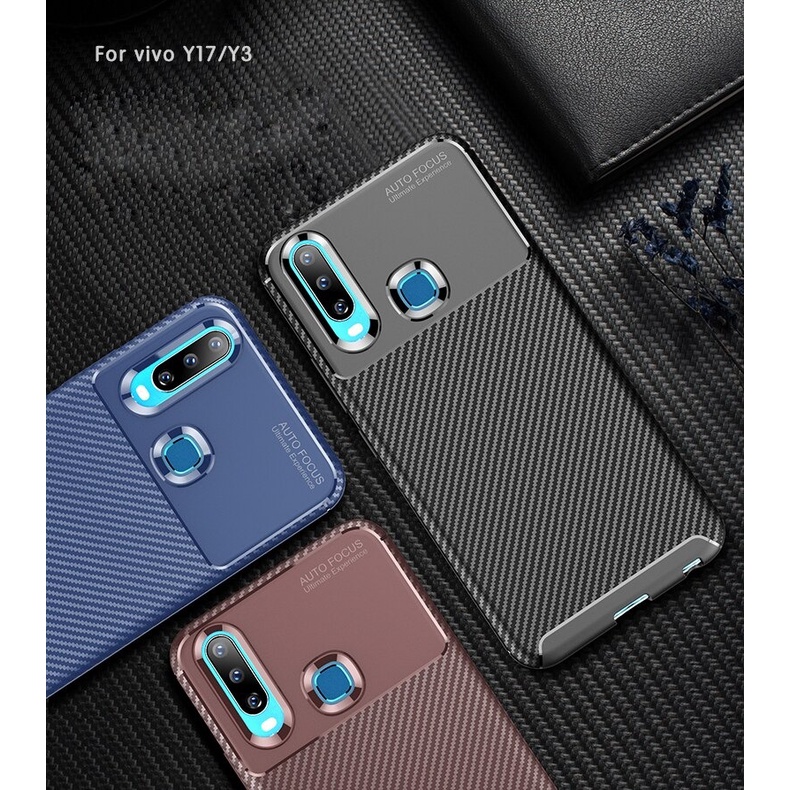 Case Vivo Y17 2019 Soft Case Shockproof Original Vivo Y17