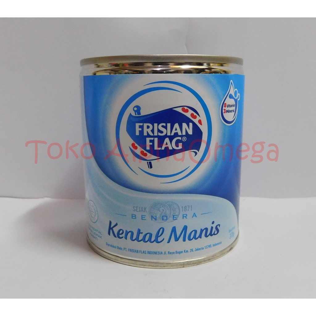 

Susu Frisian Flag (Bendera) Kental Manis 370 gram