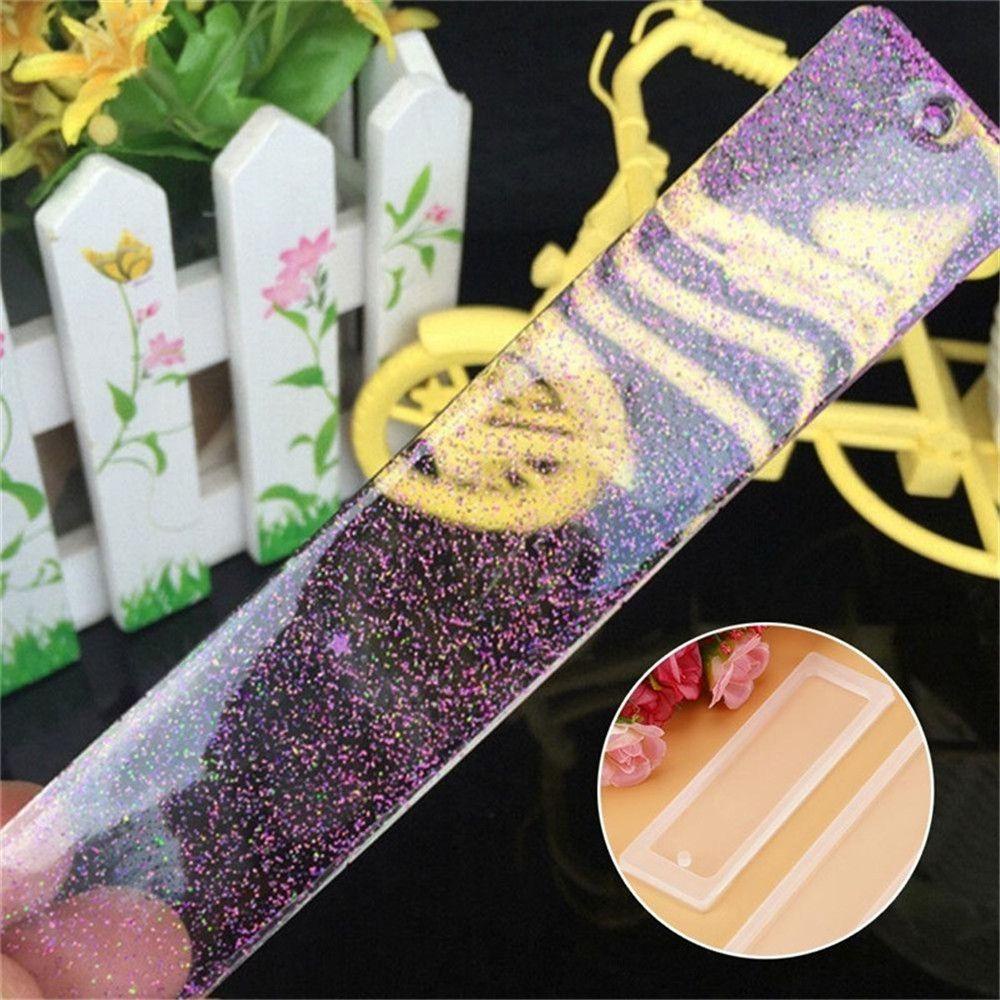 R-flower Resin Mold Transparan Edukasi Epoxy Mold Alat Membuat Perhiasan Bookmark