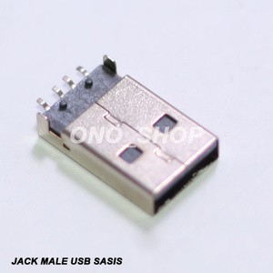 Jack Male USB Sasis